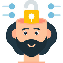 Padlock Icon Vector Element