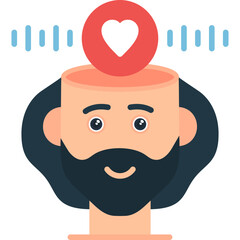 Mind Icon Vector Element