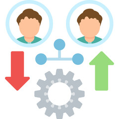 Teamwork Icon Vector Element