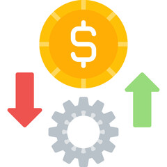 Fototapeta premium Growth Icon Vector Element