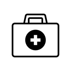 First Aid Box Icon, Medical Briefcase icon.