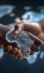 Collaborazione Globale: Stretta di Mano Digitale sul Mondo