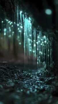 Enchanting Glowworm Cave Bioluminescent Wonders of Nature