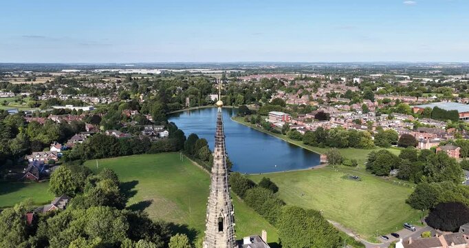 A Bird's Eye View of Lichfield Cathedral