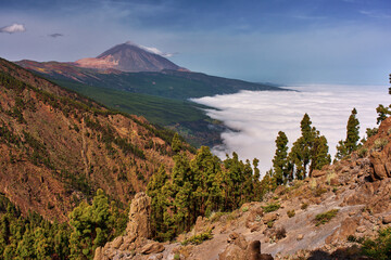 Teide above cloud inversion