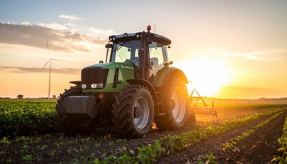 Fototapeta premium agricultural machine mockup