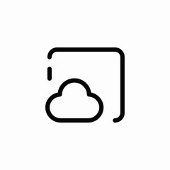cloud system icon sign vector