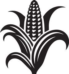corn plant silhouette