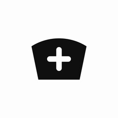 Obraz premium nurse hospital staff icon sign vector