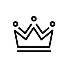 Crown king pro premium icon symbol