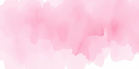 Obraz premium Lovely soft pink watercolor wash, bright, shiny, textured paper, light and airy, pink, vignette