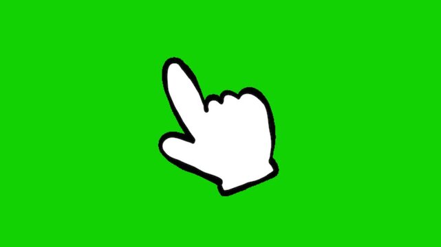 pointer animation on chroma key