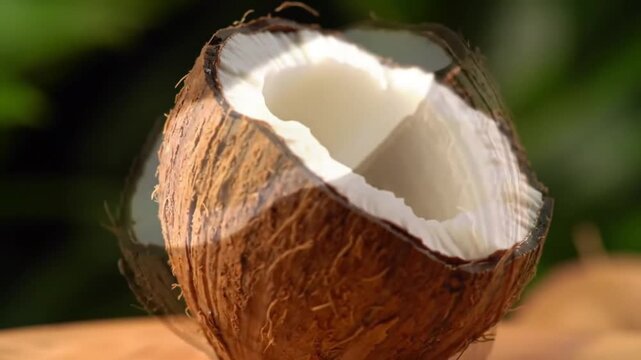 coconut on the grass