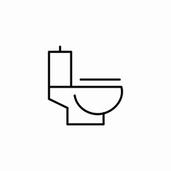 restroom toilet icon sign vector