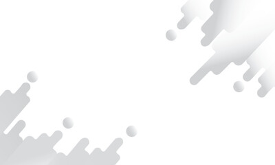 Futuristic background illustration with white and grey gradient, featuring abstract dripping lines and 3D spheres. This modern design evokes a tech-inspired and dynamic feel, perfect for presentation