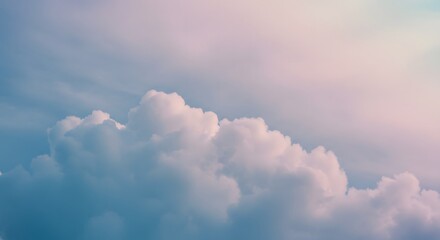 Pink Clouds with Blue Gradient Sky &ndash; Soft Dreamy Sky Wallpaper
