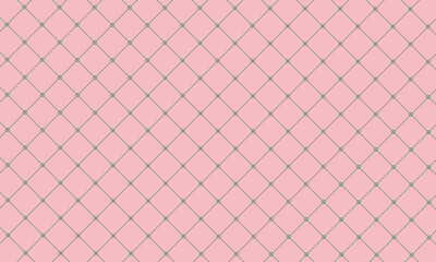 Pink and Grey Line seamless pattern. Square background. Repeated criss cross pattern. Check lines design for prints. Geometric tile. Vector illustration
