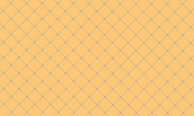 Yellow and Grey Line seamless pattern. Square background. Repeated criss cross pattern. Check lines design for prints. Geometric tile. Vector illustration