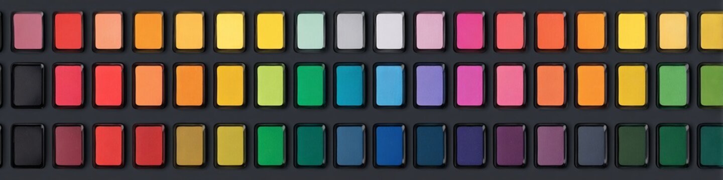 Tabella colori vibrante: 30 sfumature distinte
