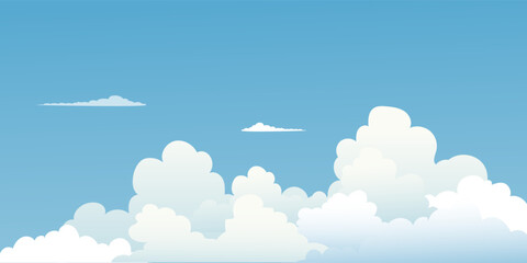 blue sky and clouds background	