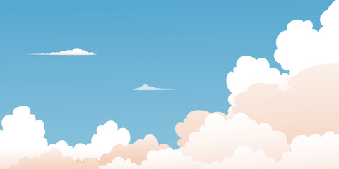 blue sky and clouds background	