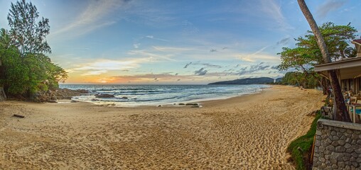 Sunny day on Kata Beach Phuket Thailand
