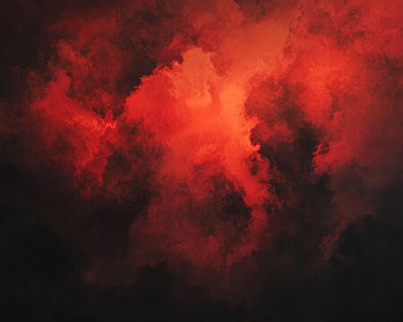 Palette di colori atmosferici scuri: Rosso e Nero