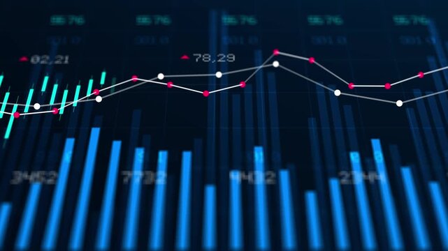 trading. infografica, economia, finanza, andamento azioni, valori, mercato	