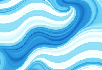Seamless abstract wave background; white and blue stripes create a summery, flowing pattern , design element, clean