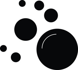 Soap bubbles icon. Fizzy soda drops sign. Clean wash suds concept. Sparkling water sign. Oxygen sphere symbol. Sparkling water