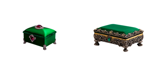 Elegant decorative jewelry boxes with exquisite design and colors