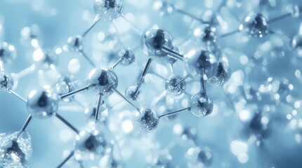 Creative molecule background