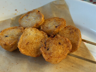 いか団子揚げ
