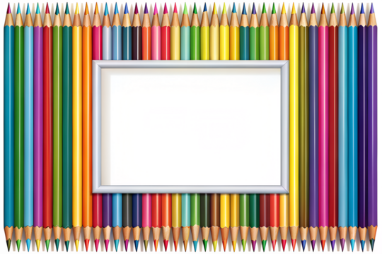 ai, png, colored, pencils, frame, minimalism, art, supplies, creativity, colors, display, transparent, project, colorful, array, arrangement, design, inspiration, stationery, drawing, crafting, illust