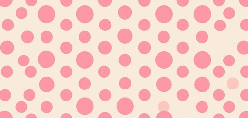 Pink retro polka dot seamless pattern  Stylish vintage design for fashion prints, background, fabric