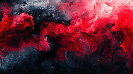 vibrant abstract background featuring dynamic red and black hues