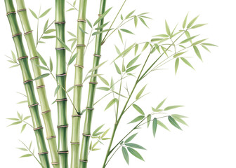 ai, png, bamboo, stems, leaves, green, plant, natural, transparent, background, decoration, design, illustration, botanical, art, flora, asian, peaceful, slender, growth, texture, nature, aesthetic, t