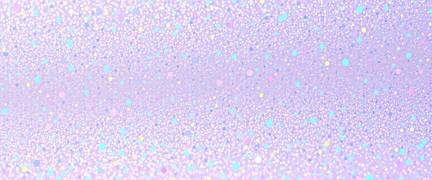 Fototapeta Seamless holographic glitter confetti pattern on pastel shimmer background,  confetti,  celebration