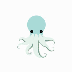 Obraz premium Cute octopus. 