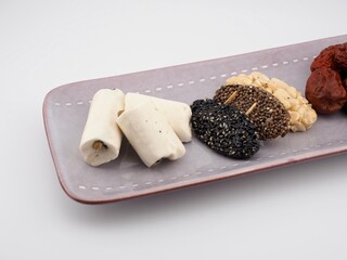 한국전통음식 강정과 엿, 대추