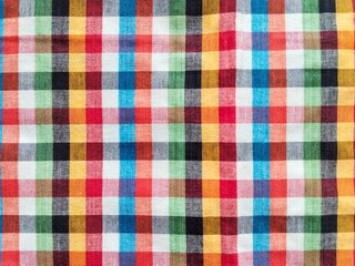 Loincloth multicolor woven handmade Thai traditional fashion fabric textile seamless original...