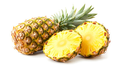 pineapple isolated on white