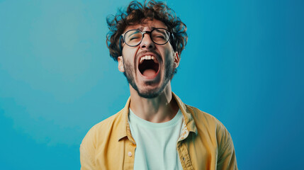 気合いが入る男性十二Generative AI