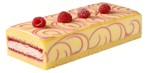 ai, png, yellow, sponge, dessert, raspberry, swirl, baking, sweet, treat, cake, decoration, food, celebration, afternoon, tea, delicious, fresh, raspberries, creamy, filling, flavors, pastry, iced, pa