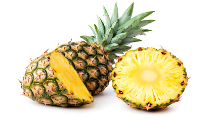 pineapple isolated on white