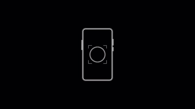 Turn your Smartphone rotate device screen animation on transparent background