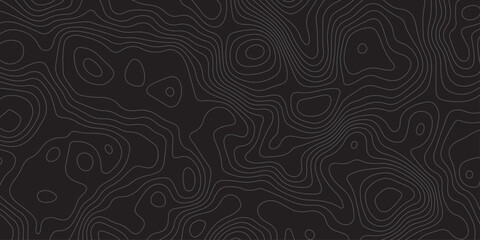 "Minimal topographic contour pattern on a dark background with fine grey lines. Abstract, fluid linework ideal for tech, nature, or mapping-inspired vector designs and stylish digital wallpapers" © Sadiya
