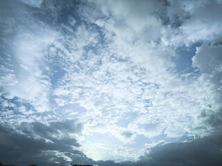storm clouds over water