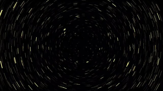 A captivating abstract swirling pattern of star trails or light streaking from a central point, creating a dynamic and immersive vortex. Excellent for space or time travel concepts.