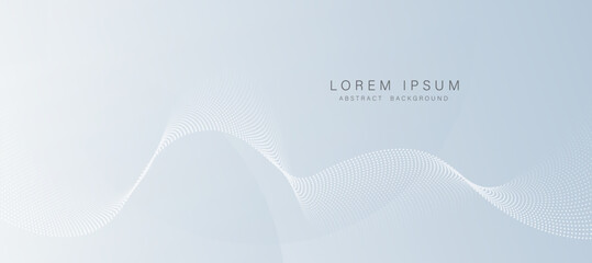 Soft white flowing wave abstract background. Ideal for clean design, tech UI, and luxury branding.